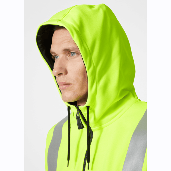 Helly Hansen 79259 Addvis Hi-Vis Zip Hoodie Sweatshirt