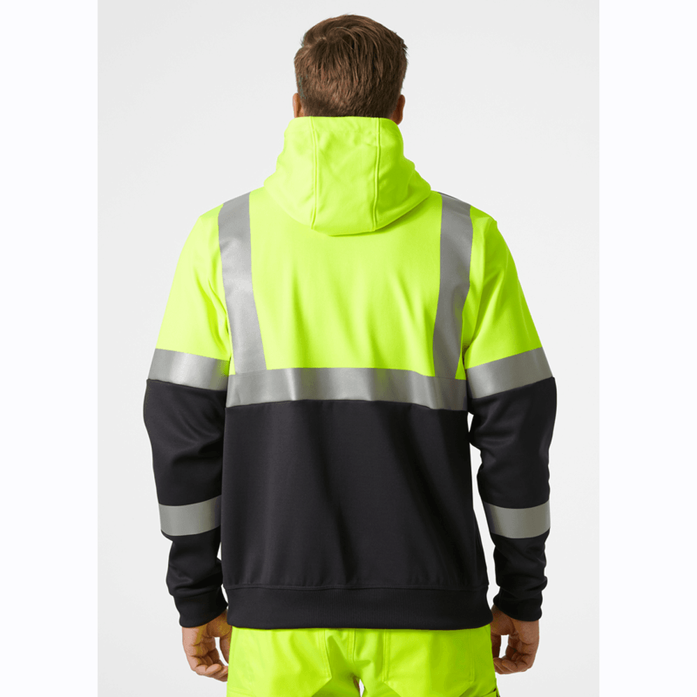 Helly Hansen 79259 Addvis Hi-Vis Zip Hoodie Sweatshirt