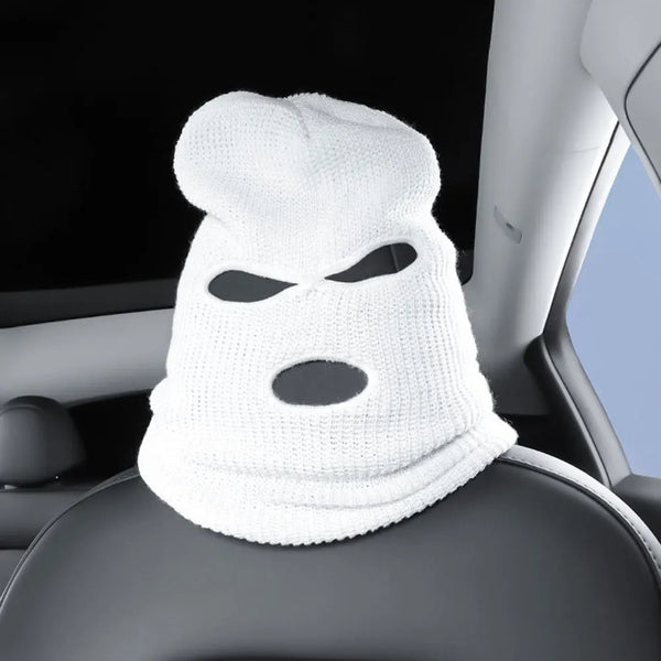 For Tesla Model Y Model 3 Car Seat Headcovering Personality Funny Hats Interior modification accessories Sentinel mode