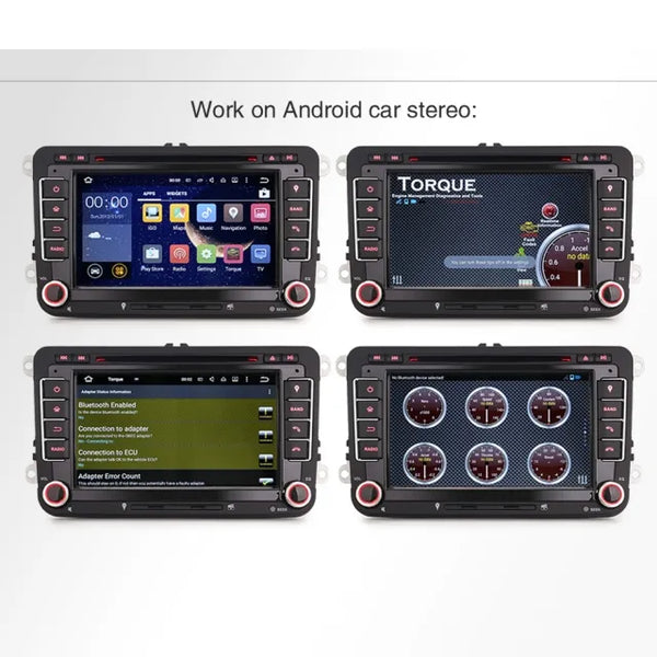 ES357 OBD2 Scanner V 1.5 BT4.0 Car Diagnostic Tool Code Reader Fault Scanner Data Gauges for iOS Android Windows