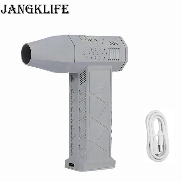 130000RPM Mini Turbo Jet Fan Electric Air Duster Adjustable wind speed Turbo Violent Blower Rechargeable with Light Car Cleaning
