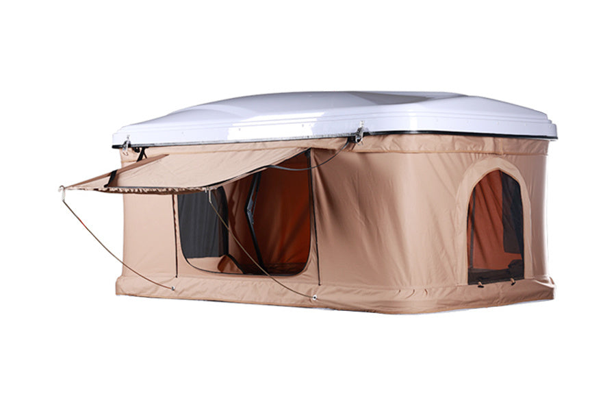 WEIER WERT-004 Vehicle ABS Hard shell Pop Up Roof Top Tent - For Car / RV / Pickup / Van / Camper / 4x4 - 2 Person 300Kg 3000mm water proof