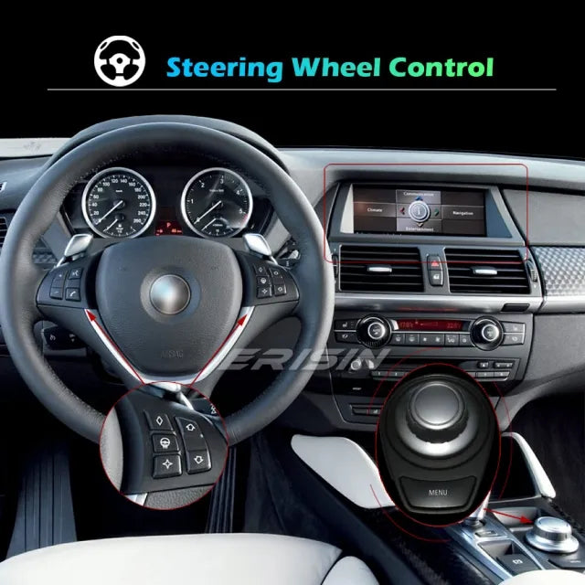 ES2870B 8-Core 10.25” CarPlay Android 10.0 Car Stereo GPS Sat Navi Radio BMW X5 E70 X6 E71 CIC CCC IPS WiFi 4G BT DAB+