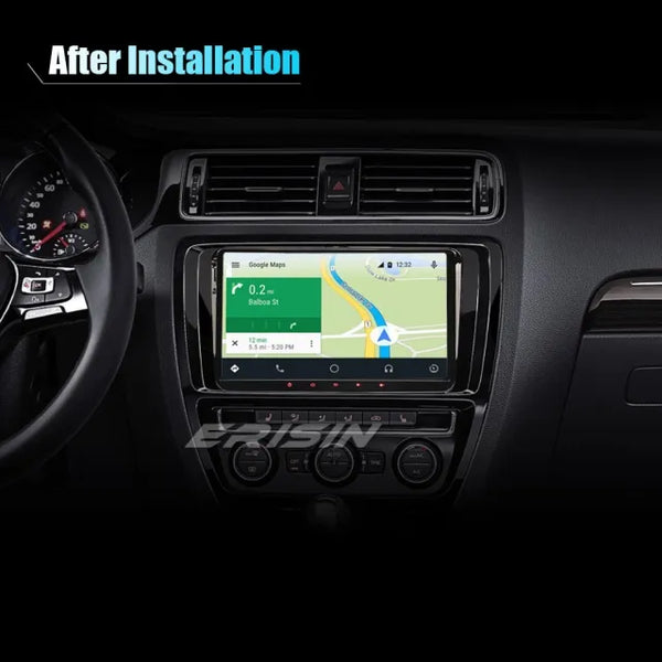 ES8998V 9" 8-Core Android 13.0 Car Stereo GPS Sat Nav for VW Golf Mk5 Mk6 Passat B6 Skoda Touran Seat Skoda Touran T5 Vento DAB+ Wireless CarPlay DSP WIFI 64GB