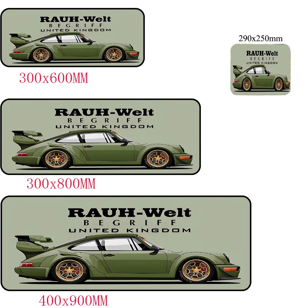 Anime Japan sports car jdm RWB 911 964 933 Mousepad Boy Pad Natural Rubber mousepad Desk Mat Size for Gameing World of tanks C