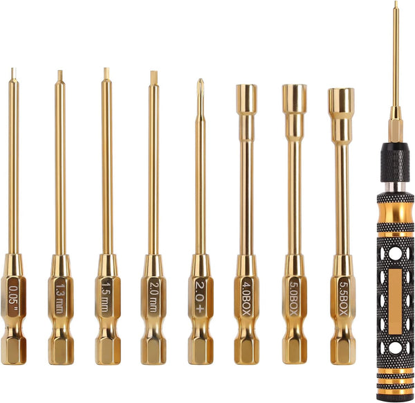 8-in-1 Screwdriver Kit - Hex Driver | Hex Nut Driver | Phillips Screwdriver