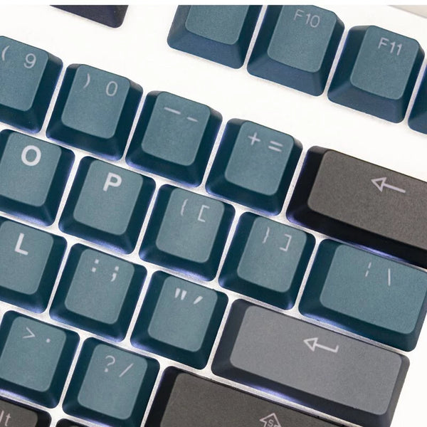 Tai-Hao PBT Backlit 132 Keys+UK ISO 8 Keys - Forest Deep Green