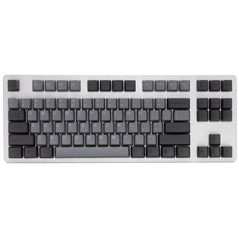 Tai-Hao PBT Double Shot Keycaps Set - Black/Grey