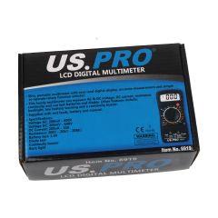 US PRO Tools Slim LCD Digital Multimeter AC/DC Voltage Current Tester 6919