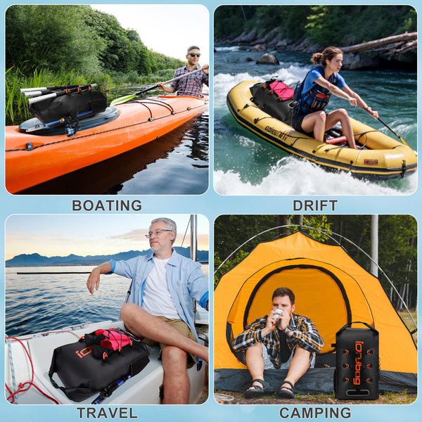 IDRYBAG Waterproof Backpack for Men Women Dry Bags Waterproof Bags for Kayaking