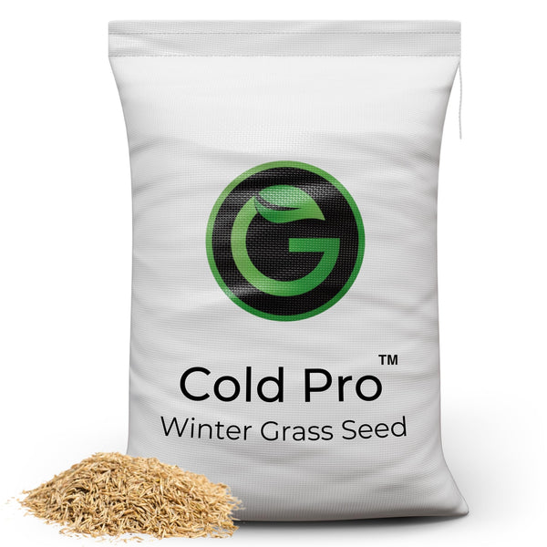 ColdPro for Fast Growing Winter Grass Seeds - Germinates with Low Soil Temperatures - Hard Wearing Lawn - Garden Lawncare Guy (5kg)