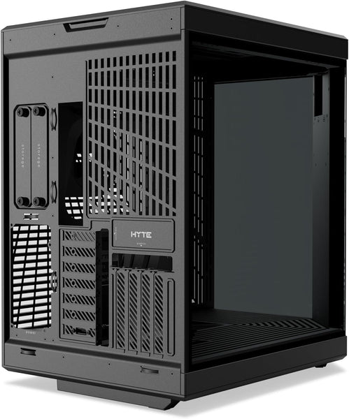 HYTE Y70 Touch Infinite Dual Chamber ATX Mid Tower Modern Aesthetic Case with Integrated 2.5K LCD Touchscreen - Pitch Black