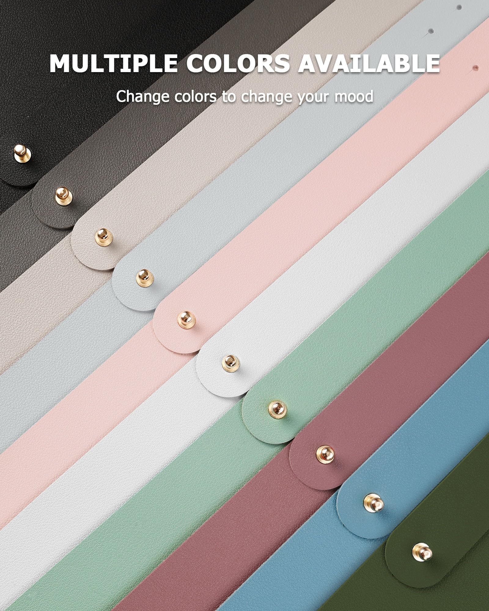 MOLMO Non-Slip Desk Mat, Waterproof Desk Pad Table Protector, Easy Clean Laptop Mat Large Mouse Pad Leather Writing Mat with Suede for Office /Home/Decor (Light Green, 60 x 35 cm)