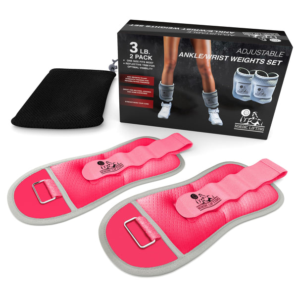 Ankle/Wrist Weights (1 Pair) for Women, Men and Kids