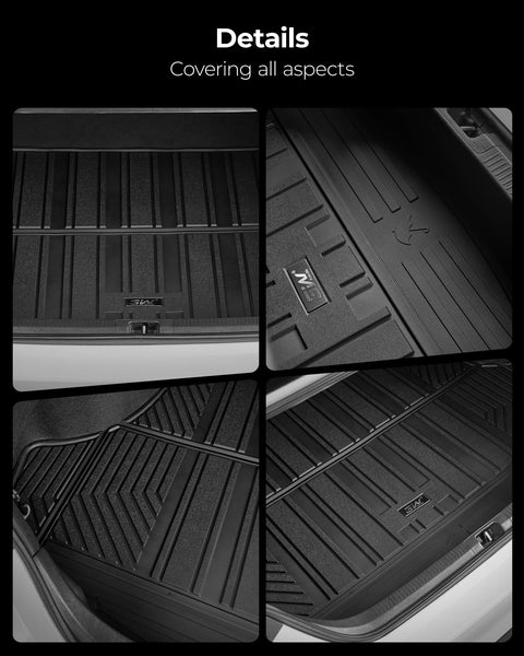 3W Boot Liner Fit for Land Rover Discovery Sport L550 2022 2023 2024 2025, Odorless Thorex™ Dog Friendly Premium Trunk Protection Mats, All Weather Waterproof Anti Slip Easy to Clean Car Accessory