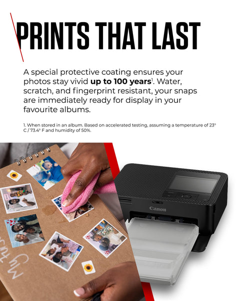 Canon SELPHY CP1500 Compact Photo Printer – Wireless Printing, Long-Lasting Prints, USB-C & SD Card Connectivity – Ideal for Scrapbooks & Photo Albums, White GB