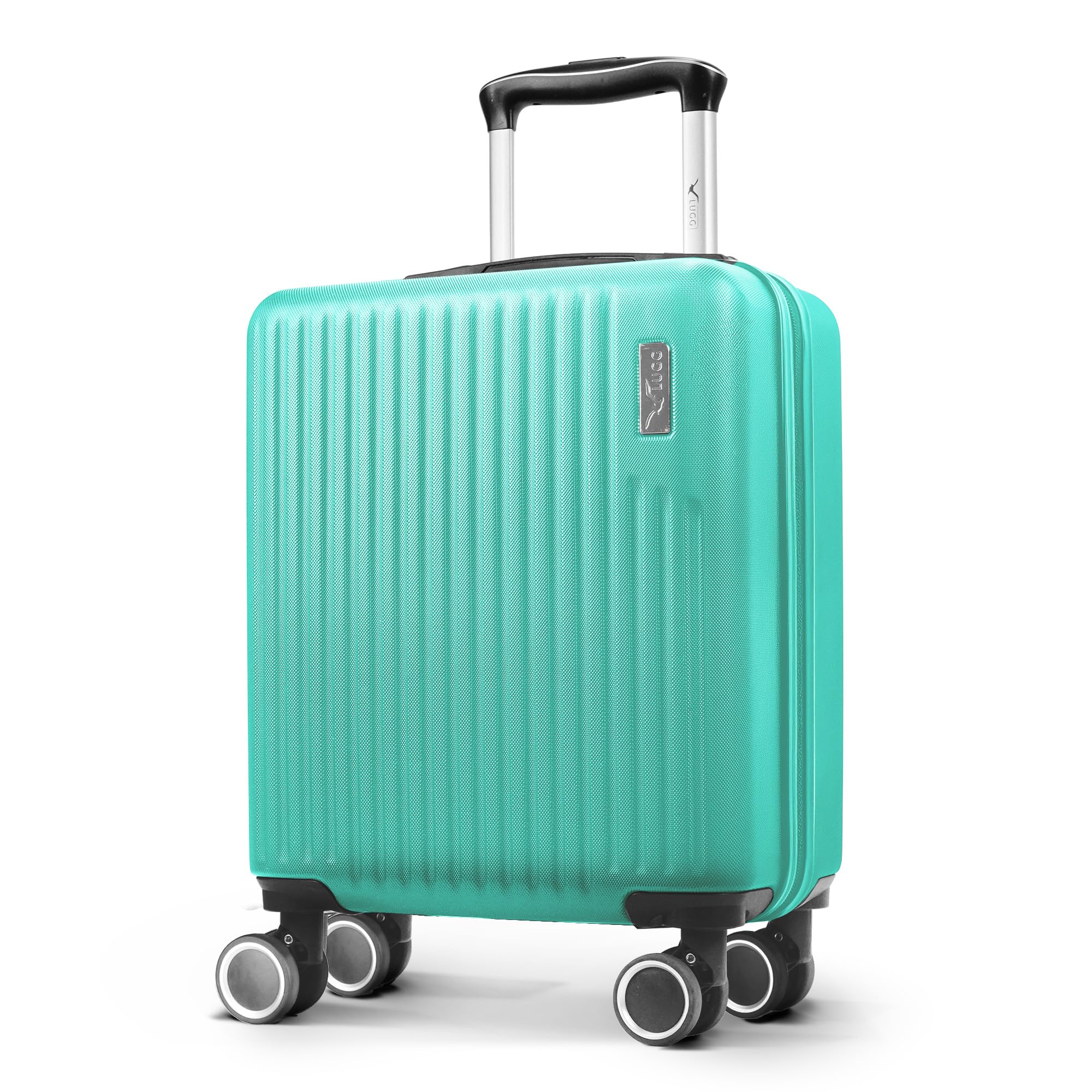 LUGG 15 Inch Vacay Cabin Case - 45x36x20 cm, Airline Approved Carry On Suitcase, ABS Lightweight Suitcase, Water Resistant Hard Suit Case with 360° Spinner Wheels, Carry On Bag with TSA Indent Lock