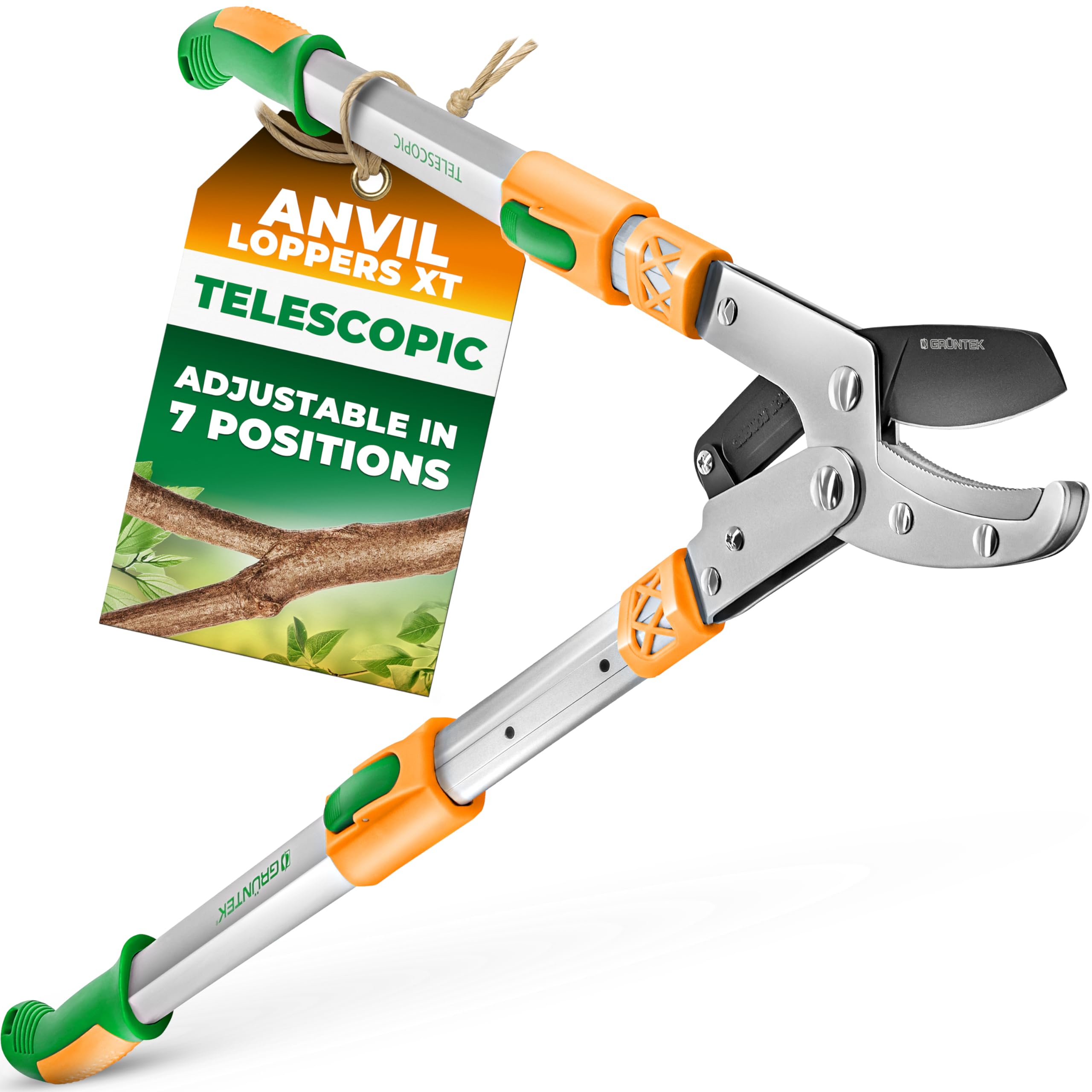 GR?NTEK Telescopic Anvil Loppers TX 685-1050 mm, Bypass Lopping Shears Smart-Cutting System. Satisfaction Guarantee 30 Day !!