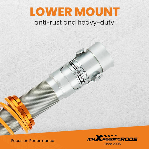 maXpeedingrods Coilover Suspension Lowering Kit for Arosa 9704 Lupo 98-05