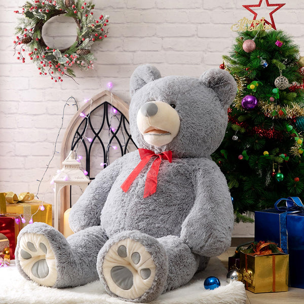 HollyHOME 150cm Giant Teddy Bear Stuffed Animal Large Soft Toys Plush Bear, Light Brown Age 3+