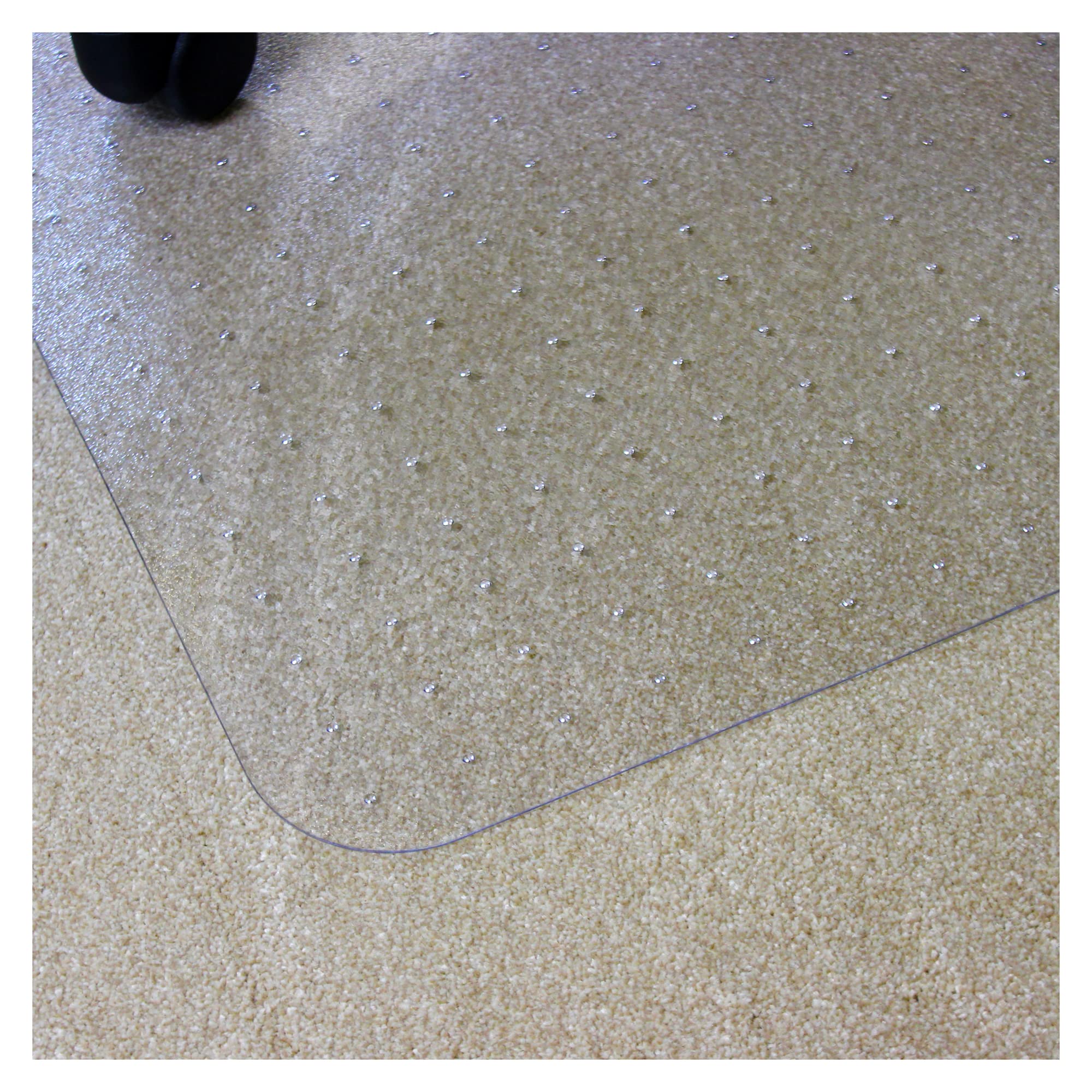 Marvelux 90 x 120cm Durable Eco Friendly Office Chair Mat for Low and Standard Pile Carpets, Rectangular Clear Enhanced Polymer Carpet Protector, Made