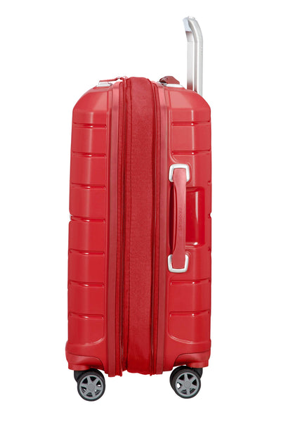 Samsonite Flux - Spinner L, Expandable Suitcase, 75 cm, 99/111 L, Red (Red)
