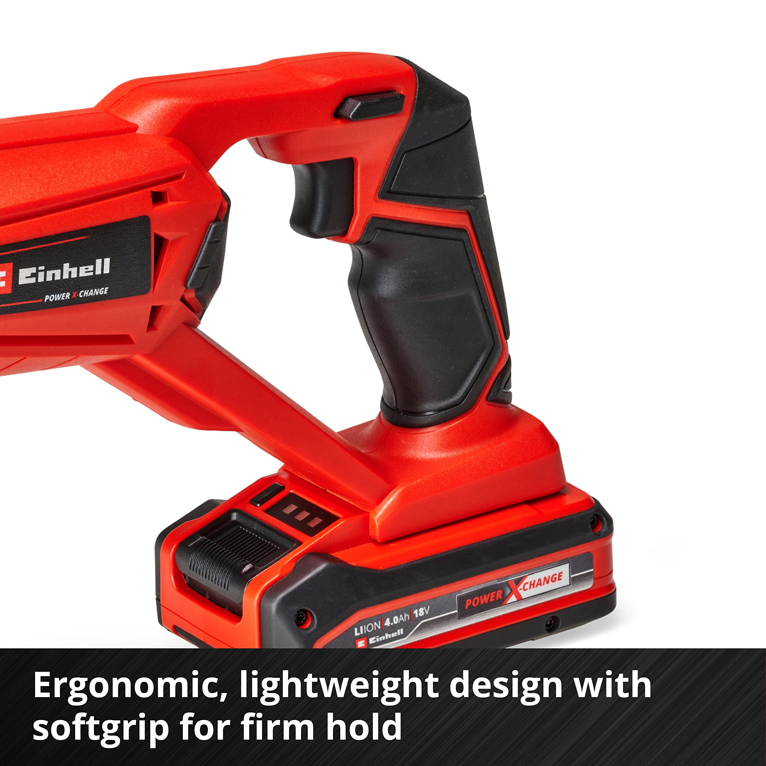 Einhell Power X-Change Cordless Reciprocating Saw - 22mm Stroke, 18V Electric Saw To Cut Wood, Plastic and Metal - TE-AP 18/22 Li Solo Recip Power Saw (Battery Not Included)