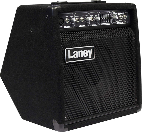 Laney AUDIOHUB Series AH80 - Multi-Input Combo Amp - 80W - 10 inch Woofer plus Horn, Black