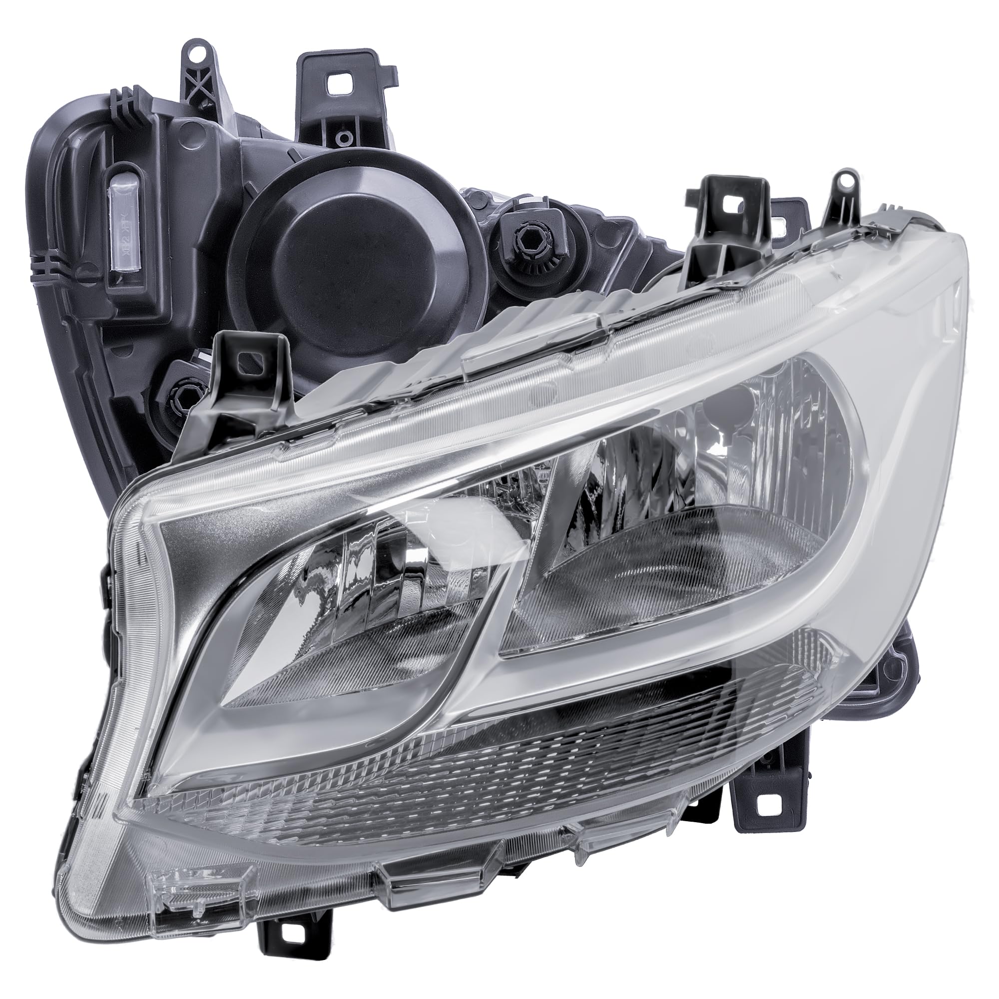 LONGLING Replacement Side Headlight Head Lamp Electric Adjustment for Mercedes Sprinter 907/910 2019-2025 (Passenger (N/S) LH)