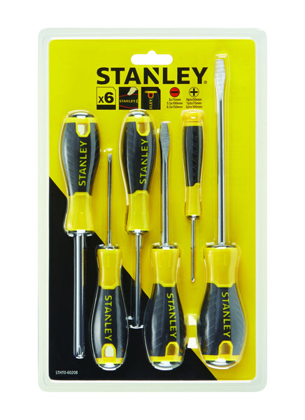 STANLEY STHT0-60210 Essential Screwdriver Set - Yellow (8-Piece)