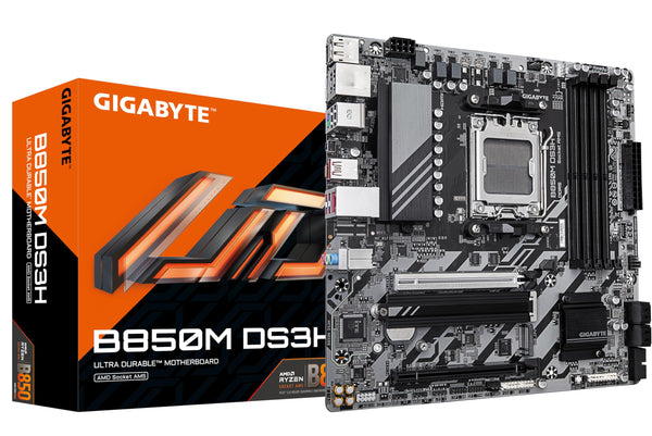 GIGABYTE B850 AORUS ELITE WIFI7 Motherboard - AMD Ryzen 9000 Series CPUs, 14+2+2 Phases Digital VRM, up to 8200MHz DDR5 (OC), 1xPCIe 5.0 + 2xPCIe 4.0 M.2, 2.5 LAN, WIFI 7, USB 3.2 Gen 2x2