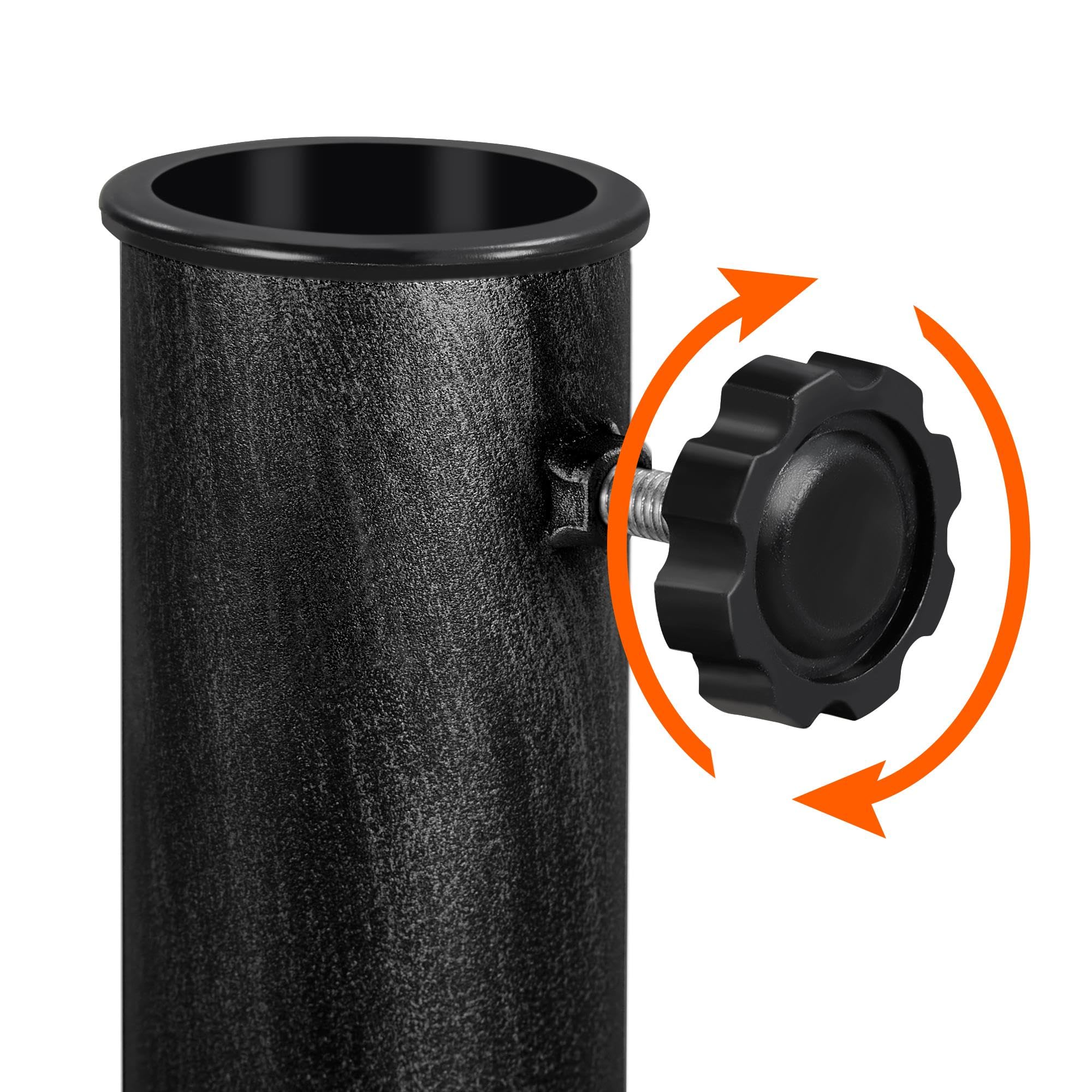 Yaheetech 10kg Patio Umbrella Stand Parasol Base Weight Heavy Duty Garden Parasol Stand Holder Round Iron Umbrella Base Stand Bronze