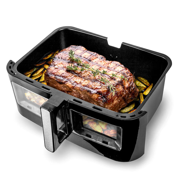 Duronic Large Drawer AFD1 | LARGE DRAWER ONLY | 10L Drawer Specifically for the Duronic AF24 Air Fryer, One Big Sync Cook Cooking Tray for Dual Zone