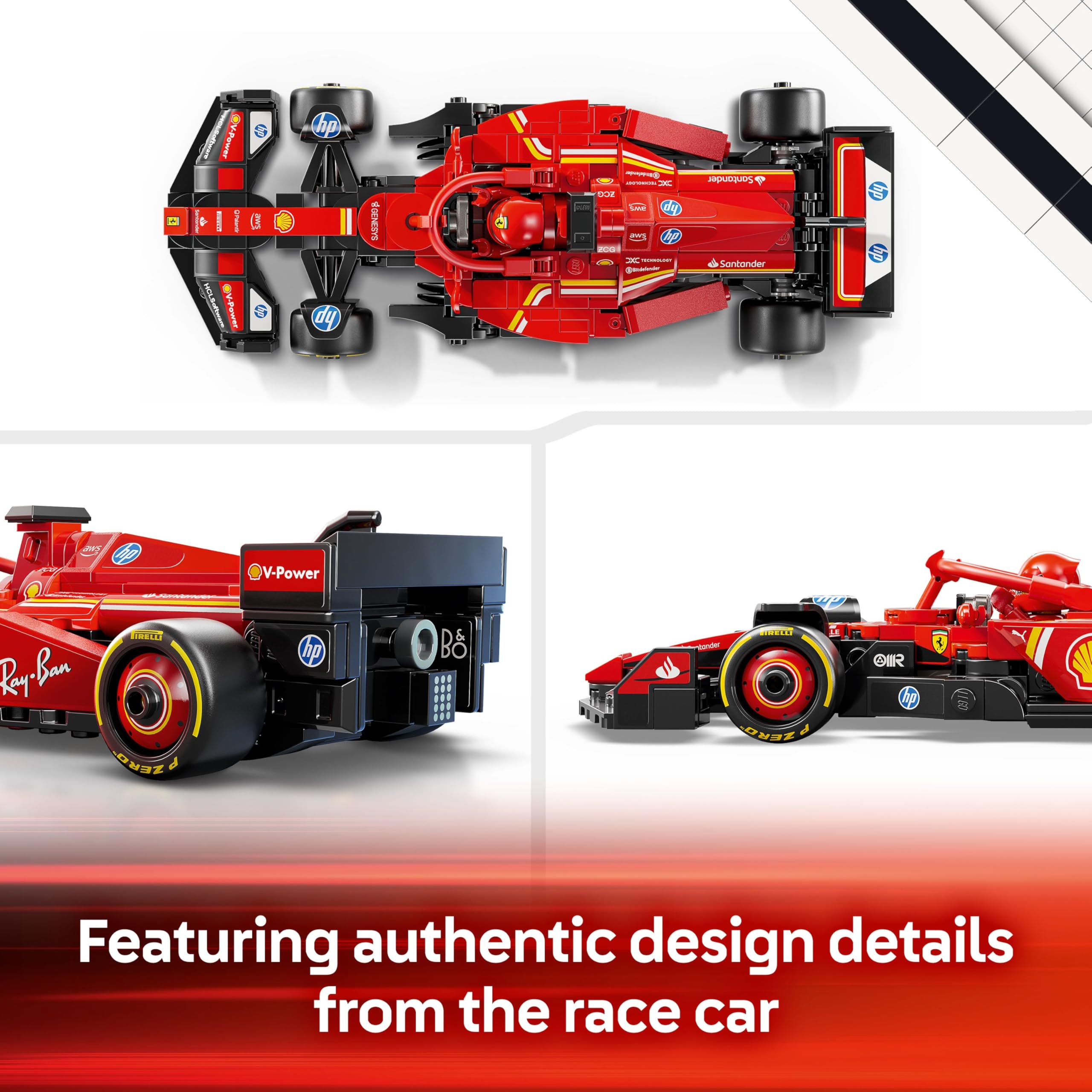 LEGO Speed Champions McLaren F1 Team MCL38 Race Car Toy with a Collectible Formula 1 Driver Minifigure - Model Kits for 10+ Year Old Boys & Girls or Adult Motorsport Fans 77251