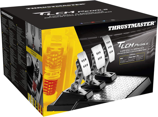 Thrustmaster T-LCM Load Cell Pedal Set - High-Precision Racing Pedals with Adjustable Brake Force for PC, PS4, PS5, Xbox One, and Xbox Series X|S