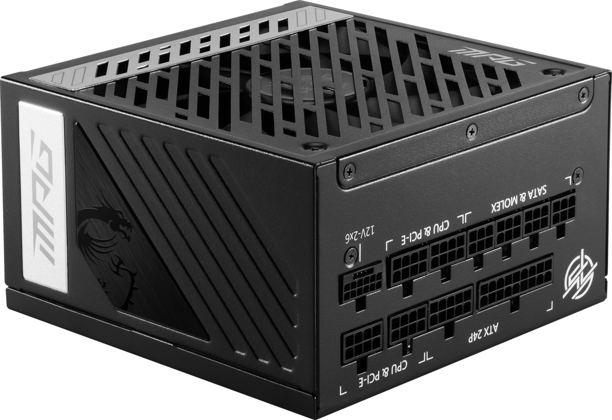 MSI MPG A1000G PCIE5 Power Supply Unit, UK Plug - 1000W, 80 Plus Gold Certified, Fully Modular ATX 3.0, PCIe 5.0 GPU Support, Japanese 105°C Capacitors, 0% RPM Mode, Flat Cables - 10 Year Warranty