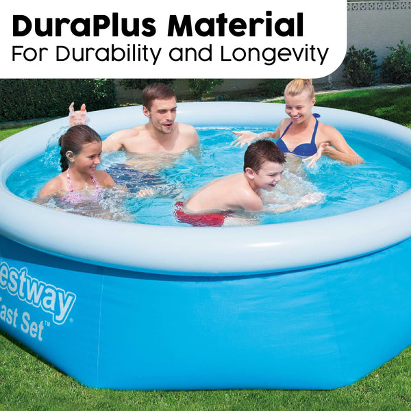 Bestway 6ft x 20in Blue Round Fast Set Inflatable Above Ground Pool