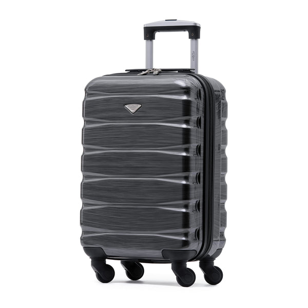 Flight Knight Set of 3 Lightweight 4 Wheel ABS Hard Case Suitcases Cabin & Hold Luggage Options Approved for Over 100 Airlines Including easyJet, British Airways, Ryanair, Jet2 & Many More