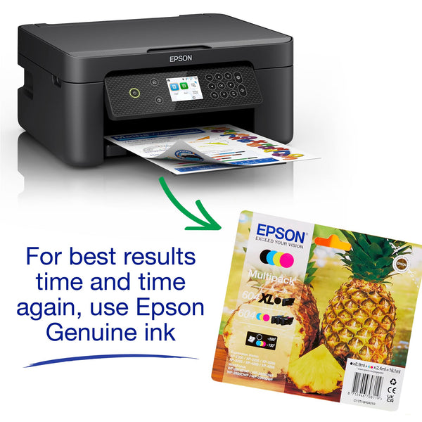 Epson Expression Home XP-4205 3-in-1 Ink Multifunction Printer, Scanner, Copier, WiFi, 1440dpi, Duplex, 2.4 Inch Display, DIN A4, incl. 3 Months Readyprint Flex Trial