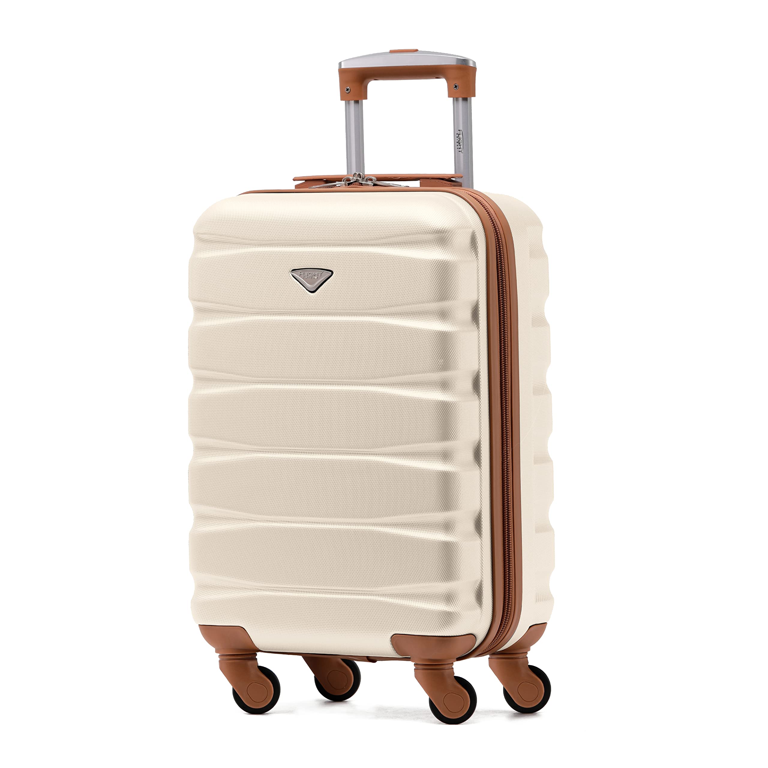Flight Knight Set of 3 Lightweight 4 Wheel ABS Hard Case Suitcases Cabin & Hold Luggage Options Approved for Over 100 Airlines Including easyJet, British Airways, Ryanair, Jet2 & Many More