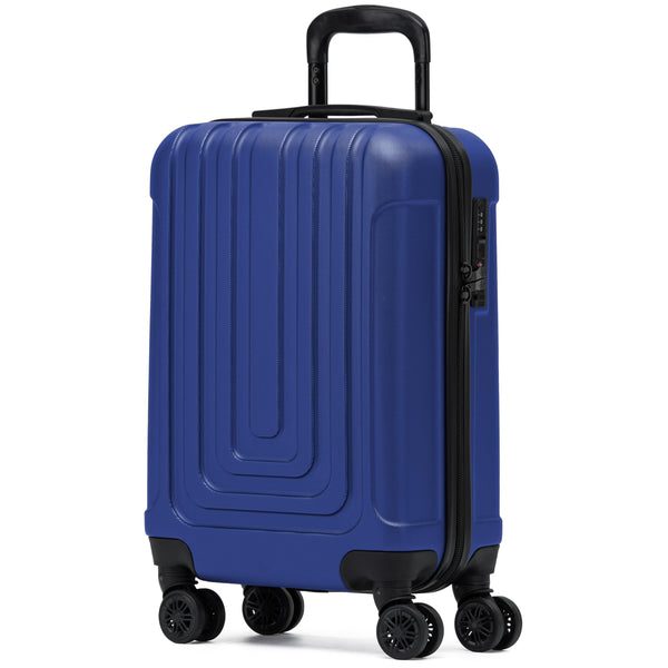 Flight Knight Premium Lightweight Suitcase - Built-in TSA Lock - 8 Spinner Wheels - ABS Hard Shell Check in Highly Durable Luggage - Medium - 67x45x26cm