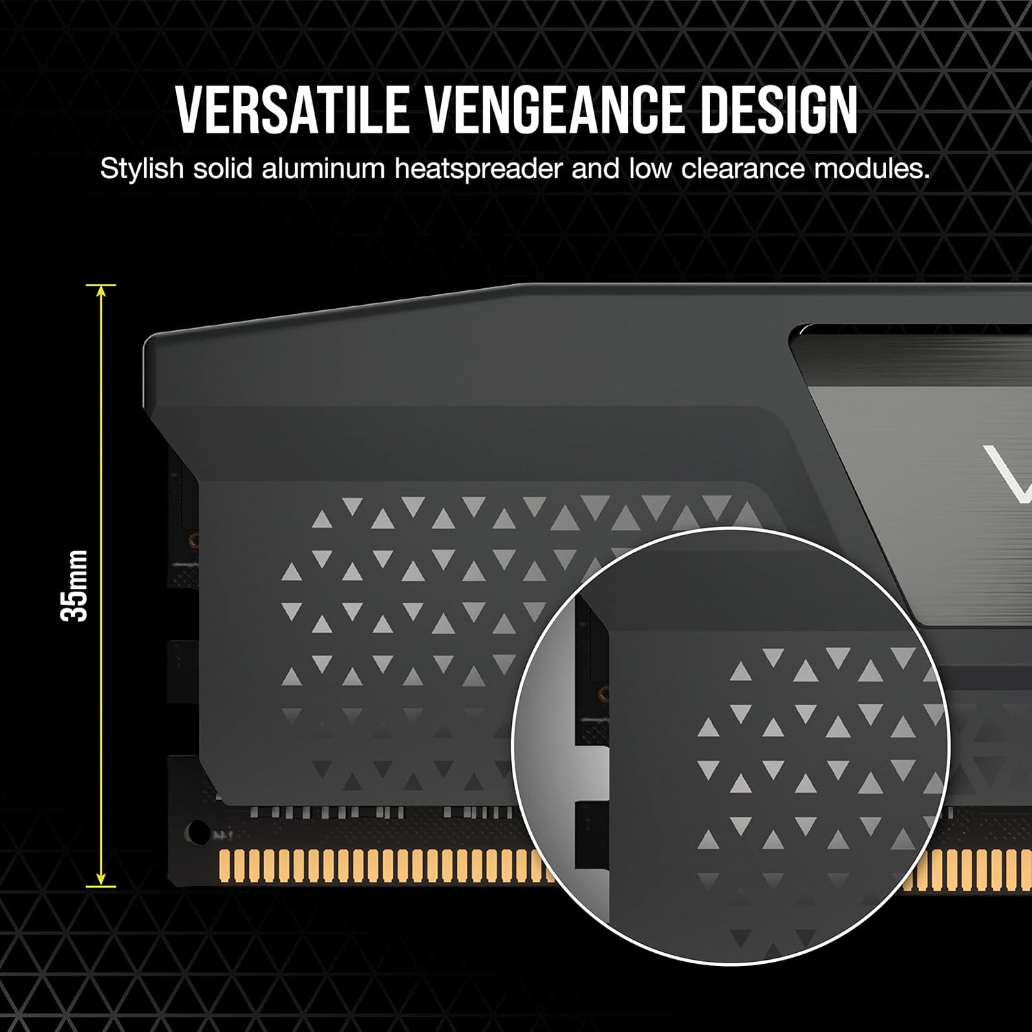 CORSAIR VENGEANCE DDR5 RAM 32GB (2x16GB) 6000MHz CL36-44-44-96 1.35V AMD EXPO Intel XMP 3.0 Computer Memory – Grey (CMK32GX5M2E6000Z36)