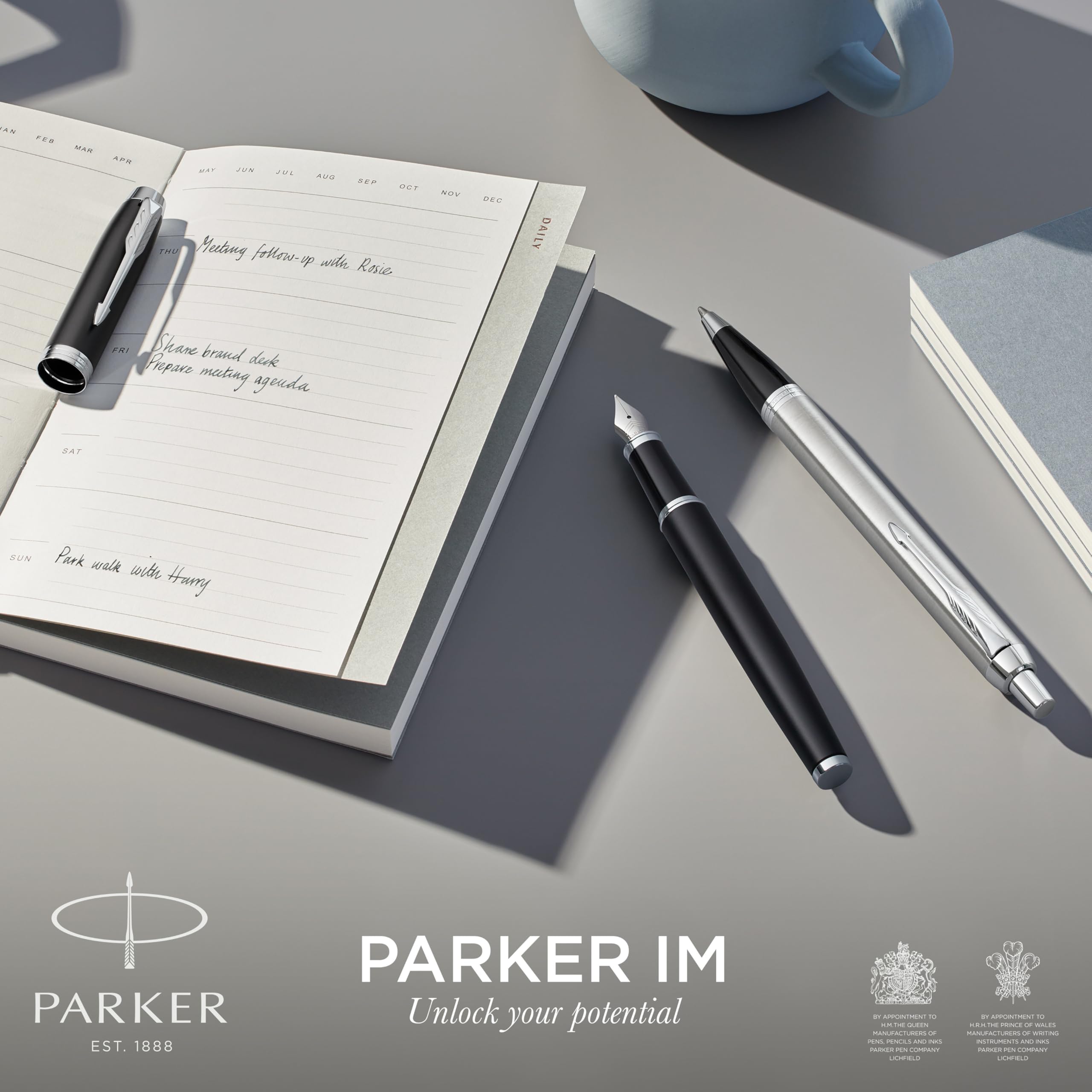 Parker IM Ballpoint Pen | Dark Espresso with Medium Point Blue Ink Refill | Gift Box