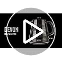 Haden Devon 1.7L Black Kettle – Stylish, Lightweight, Cordless Kettle for Tea & Coffee – Perfect for Daily Use in Small Kitchens and Homes – Essential Electric Kitchen Appliance