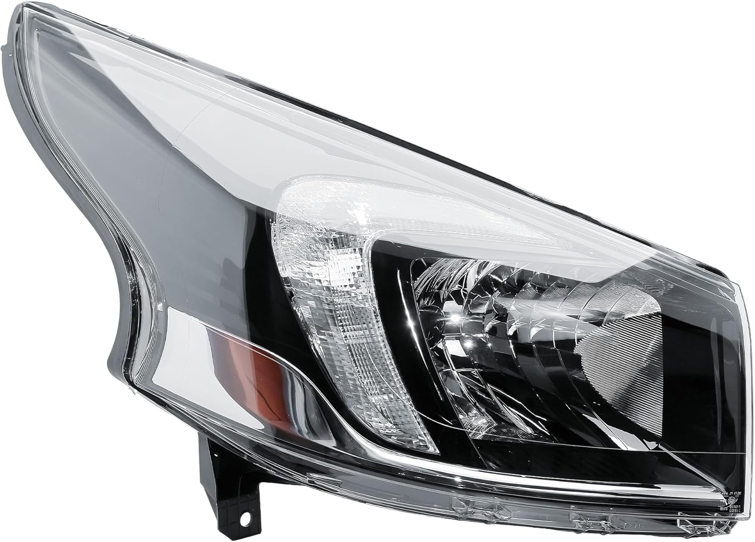 LONGLING Replacement Driver Right Side O/S Headlight Head Lamp Electric Adjustment with DRL 6 pins for Vauxhall Vivaro 2014-2019