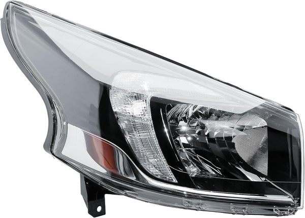 LONGLING Replacement Driver Right Side O/S Headlight Head Lamp Electric Adjustment with DRL 6 pins for Vauxhall Vivaro 2014-2019