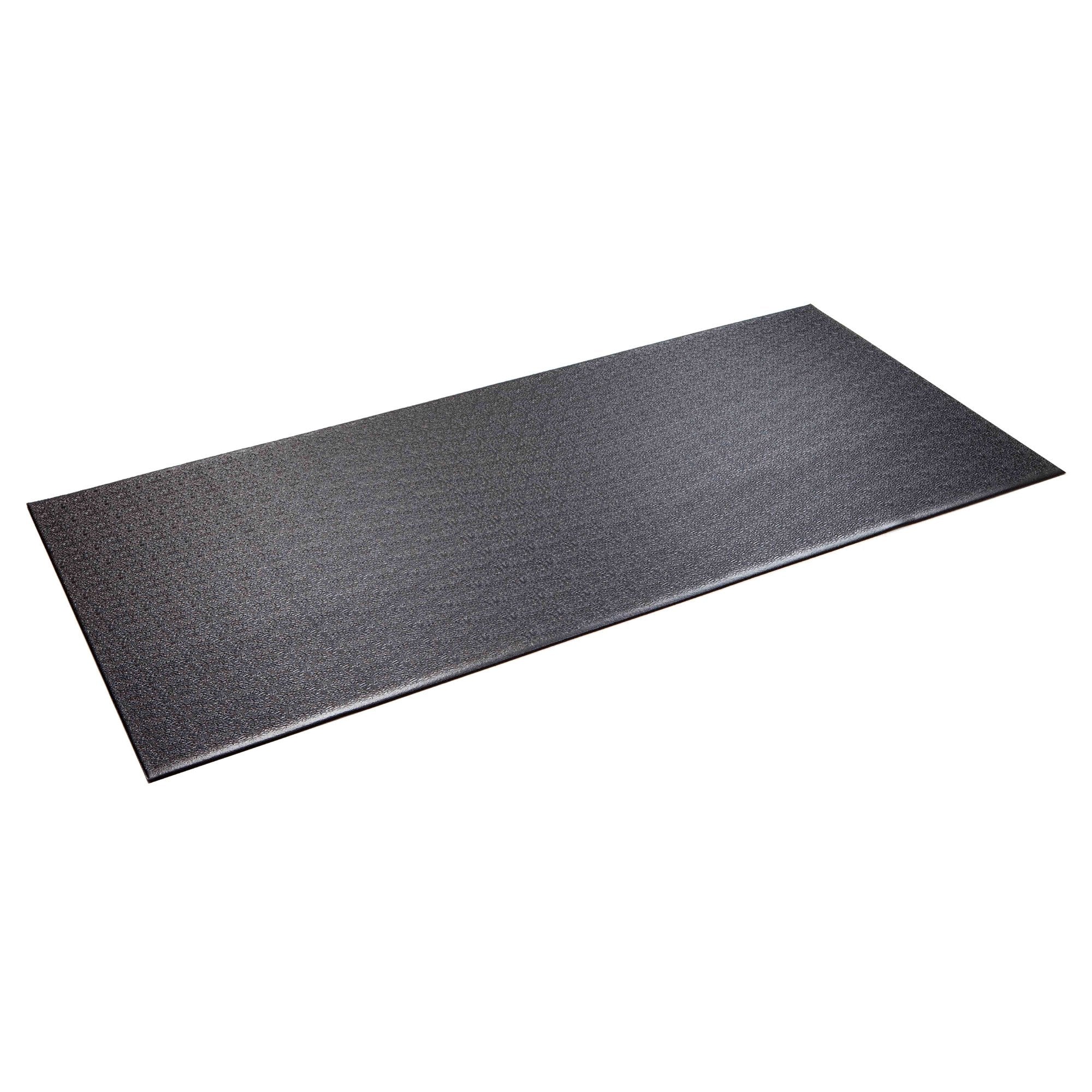 SuperMats Heavy Duty Equipment Mat 11GS Large Treadmills Ellipticals Rowing Machines Recumbent Exercise Equipment (36" x 78") Black