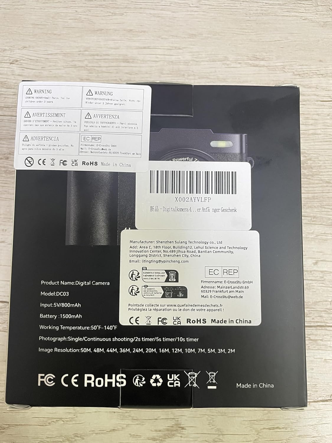 Digital Camera,UHD Autofocus Vlogging Camera with 16X Digital Zoom,2.8 Inch 180° Flip Screen Photo Camera with 32GB SD Card for Teenagers, Beginners,Adults