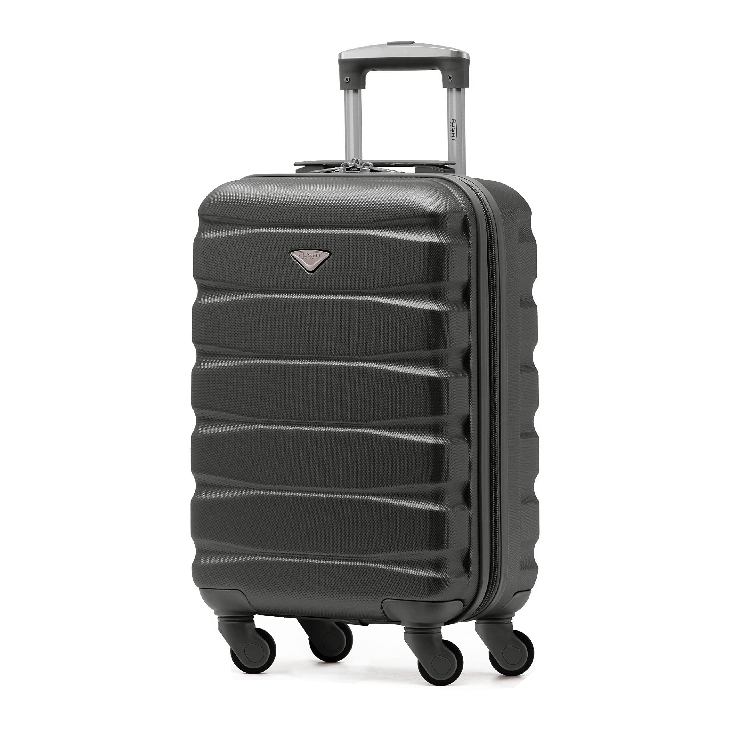 Flight Knight Set of 3 Lightweight 4 Wheel ABS Hard Case Suitcases Cabin & Hold Luggage Options Approved for Over 100 Airlines Including easyJet, British Airways, Ryanair, Jet2 & Many More