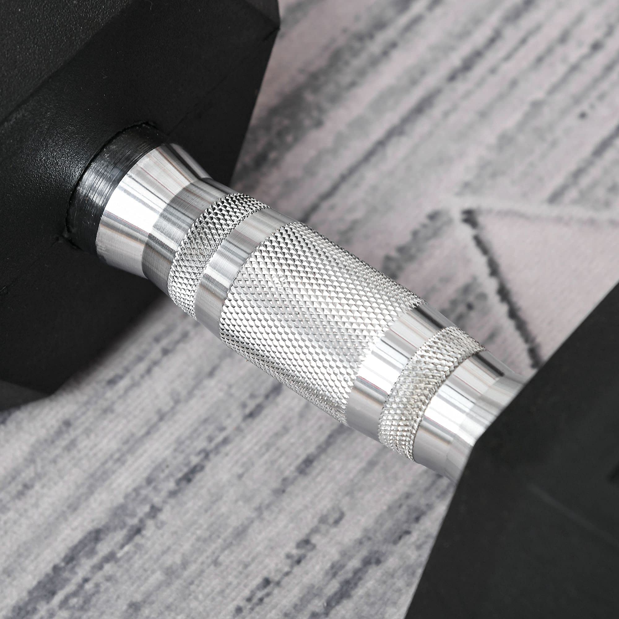 HOMCOM 12.5KG/15KG/17.5KG/20KG Single Rubber Hex Dumbbell Portable Hand Weights Dumbbell for Home Gym Workout Fitness